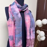 Tie and dye scarf