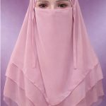 3 layer khimar with niqab