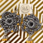 Handmade crochet earing