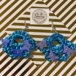 Handmade crochet earing