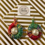 Handmade crochet earing