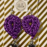 Handmade crochet earing