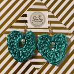 Handmade crochet earing